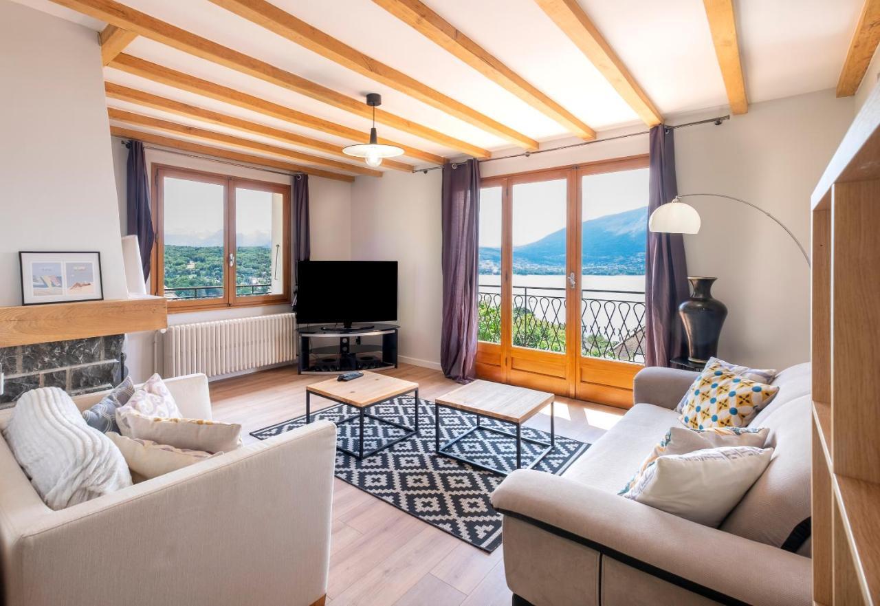 Apartamento T4 Avec Vue Imprenable Sur Le Lac D'Annecy Veyrier-du-Lac Exterior foto