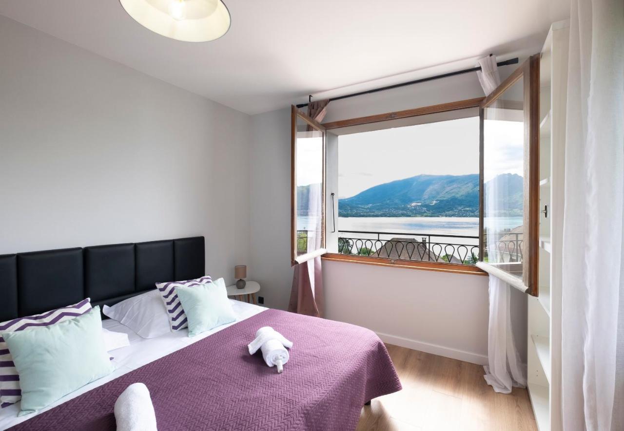 Apartamento T4 Avec Vue Imprenable Sur Le Lac D'Annecy Veyrier-du-Lac Exterior foto