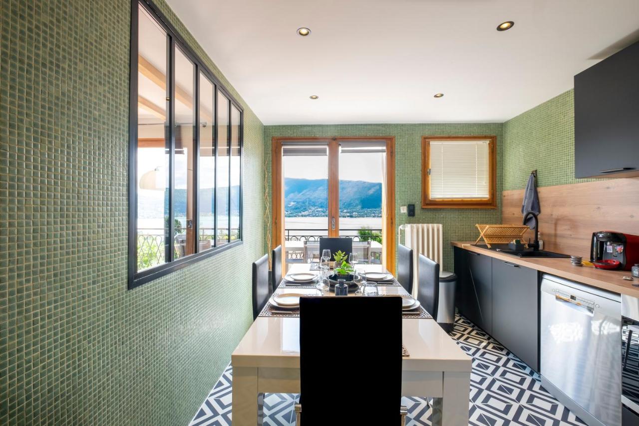 Apartamento T4 Avec Vue Imprenable Sur Le Lac D'Annecy Veyrier-du-Lac Exterior foto